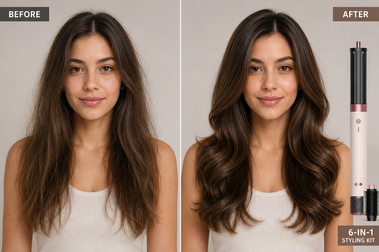 Kit coiffure 6-en-1